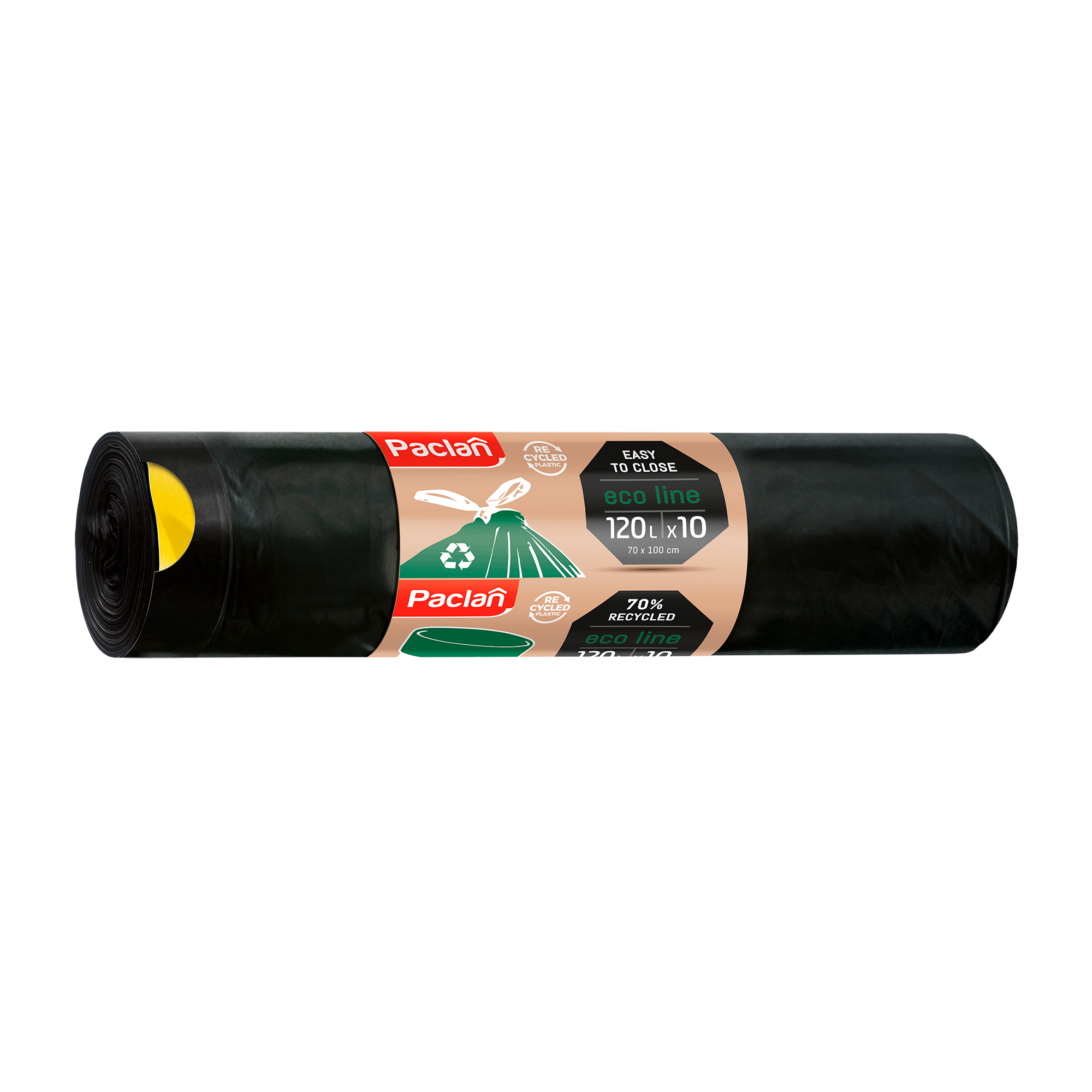 Мішки для сміття Paclan Eko Line 120 л, 10 шт